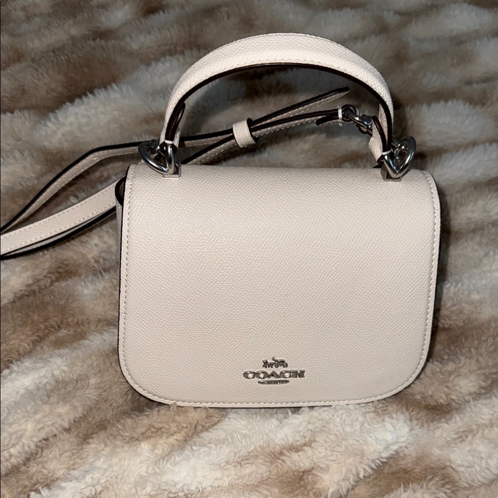 Coach Ivory Leather Crossbody Bag